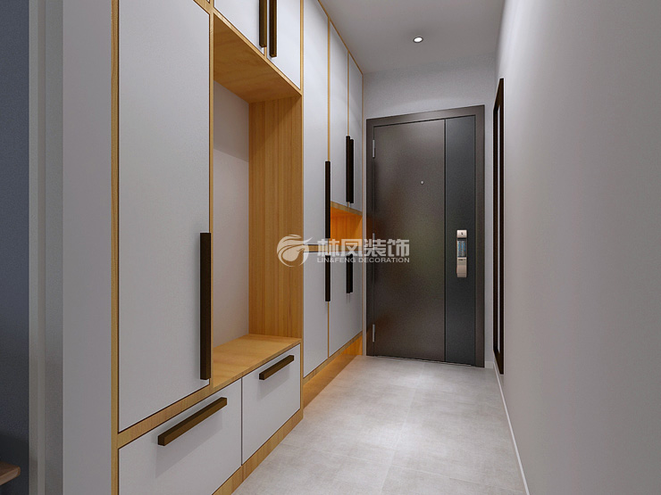 北歐風格玄關(guān)鞋柜裝修案例