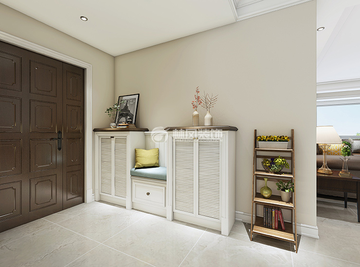 現(xiàn)代風格玄關(guān)鞋柜裝修效果圖