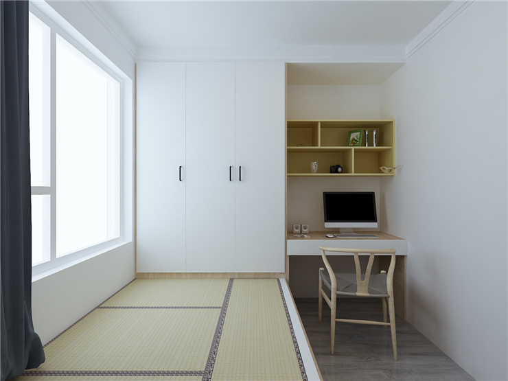 林鳳北歐風(fēng)格書(shū)桌柜裝修案例