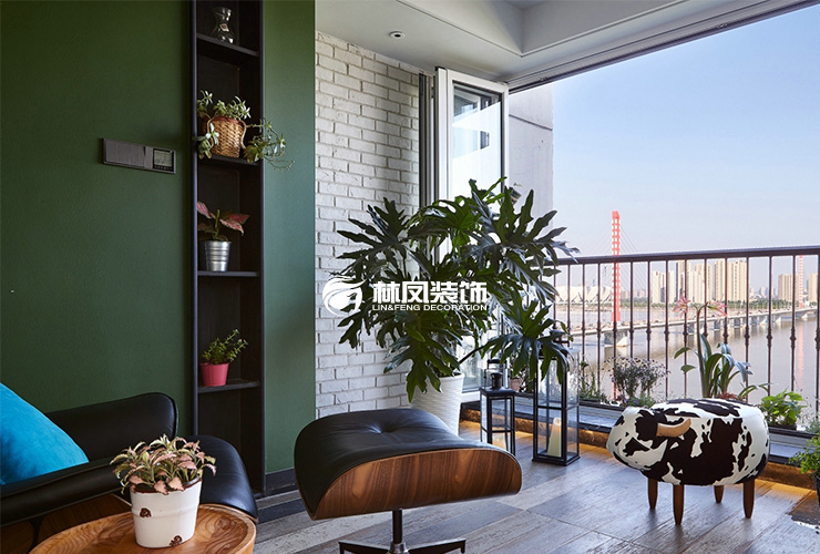 開(kāi)放式陽(yáng)臺(tái)裝修效果圖