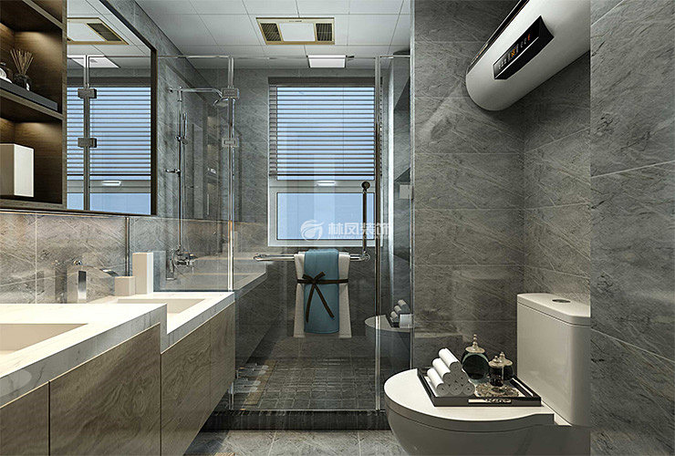 現(xiàn)代風格電熱水器裝修效果圖