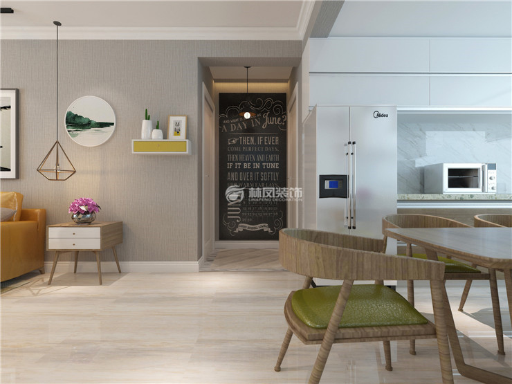 過廊黑板墻設(shè)計裝修效果圖