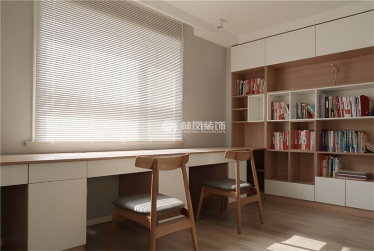 雅居樂(lè)花園146㎡書(shū)房設(shè)計(jì)裝修效果圖