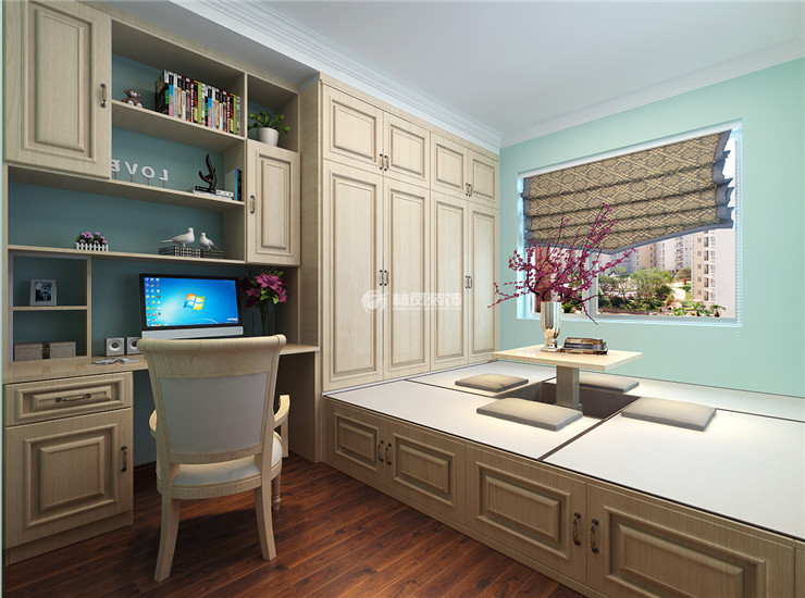 實(shí)木材質(zhì)榻榻米設(shè)計(jì)裝修效果圖