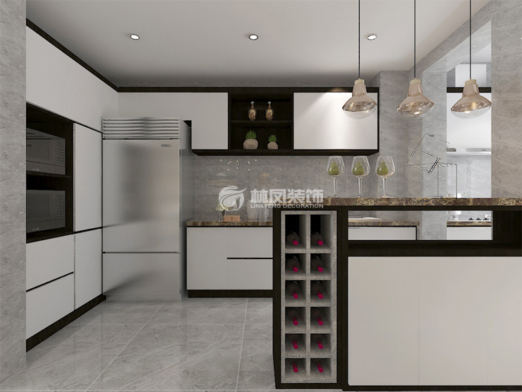 開(kāi)放式廚房設(shè)計(jì)裝修效果圖