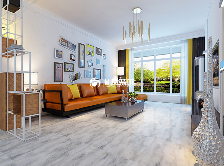 現(xiàn)代風(fēng)格餐客廳隔斷設(shè)計裝修效果圖