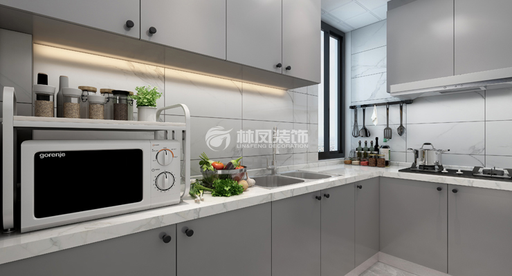 現(xiàn)代風格廚房裝修效果圖
