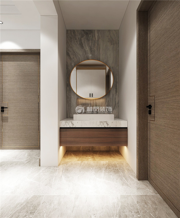 二分離式衛(wèi)生間設(shè)計裝修效果圖