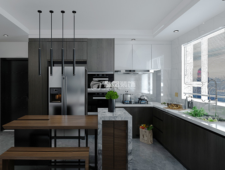 開(kāi)放式廚房裝修效果圖