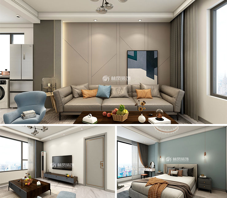 萬(wàn)科圣豐?翡翠之光 118平 現(xiàn)代簡(jiǎn)約風(fēng)格裝修效果圖