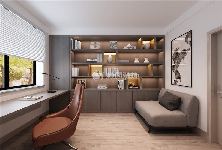 書(shū)房搭配百葉簾 書(shū)房搭配百葉簾