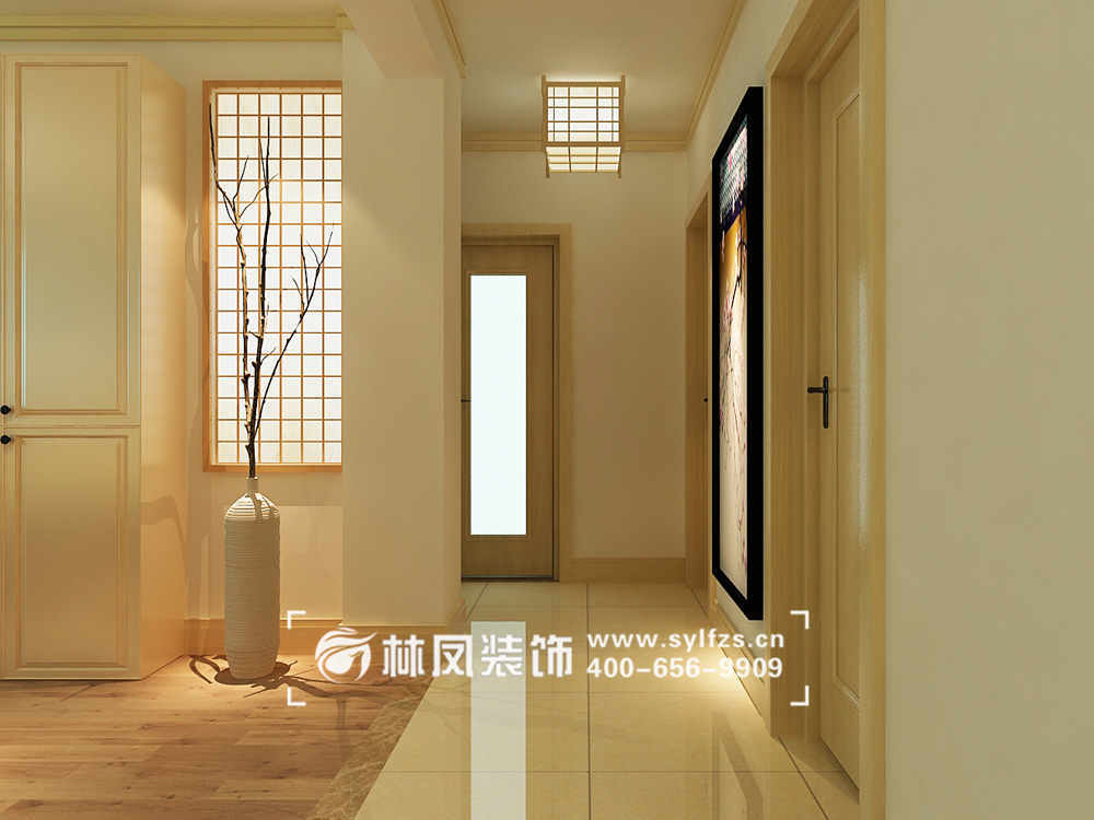 日式風格玄關(guān)設計裝修效果圖