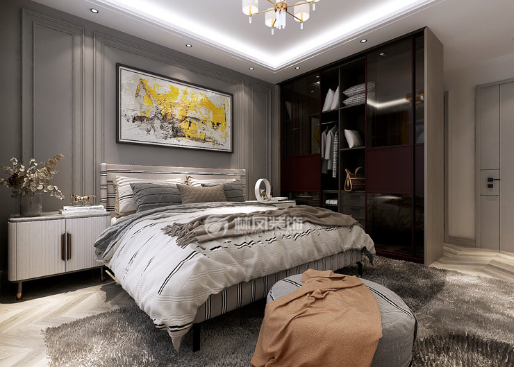 金地名悅現(xiàn)代簡約風格效果圖