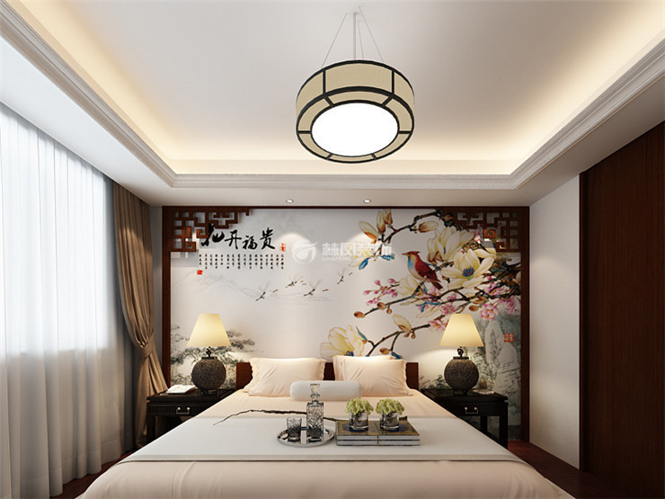 中?？党?205平-中式風(fēng)格-臥室.jpg