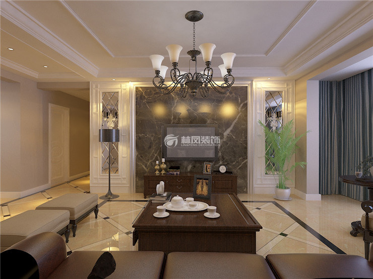 綠夏爵士意境 -140平-現(xiàn)代風格-客廳3.jpg