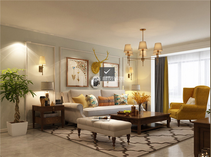 首創(chuàng)國(guó)際城-95平-美式風(fēng)格-客廳 (2).jpg