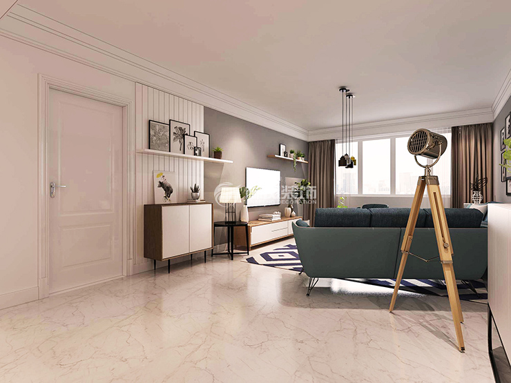 綠城全運村-125平北歐風格-客廳 (1).jpg