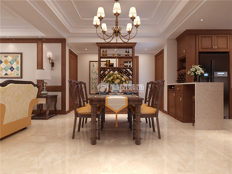 華潤·翡翠城-132平-簡美風(fēng)格- 餐廳1.jpg