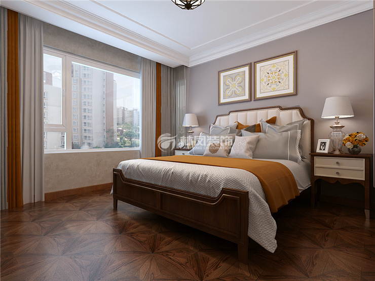 華潤·翡翠城-132平-簡美風(fēng)格- 主臥室2.jpg