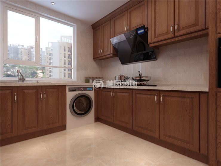 華潤·翡翠城-132平-簡美風(fēng)格- 廚房1.jpg