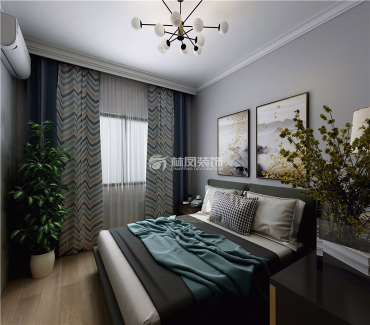中?？党?125平-北歐風(fēng)格-主臥1.jpg