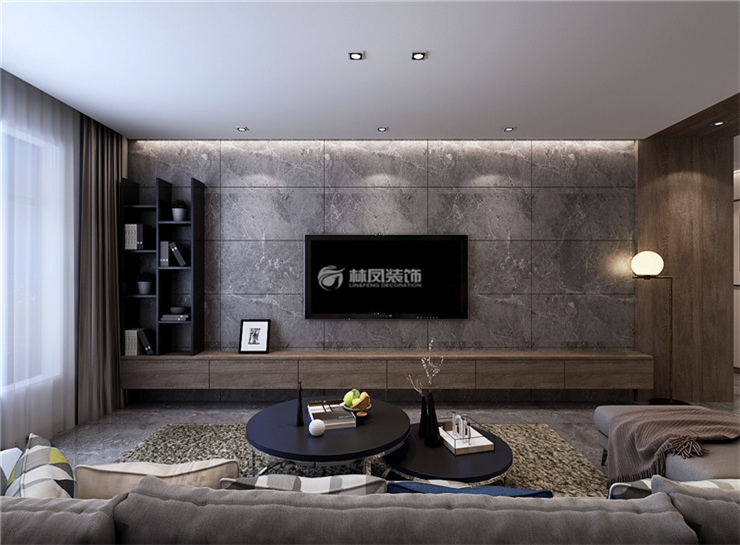 中?？党?125平-港式風(fēng)格-電視背景墻2.jpg