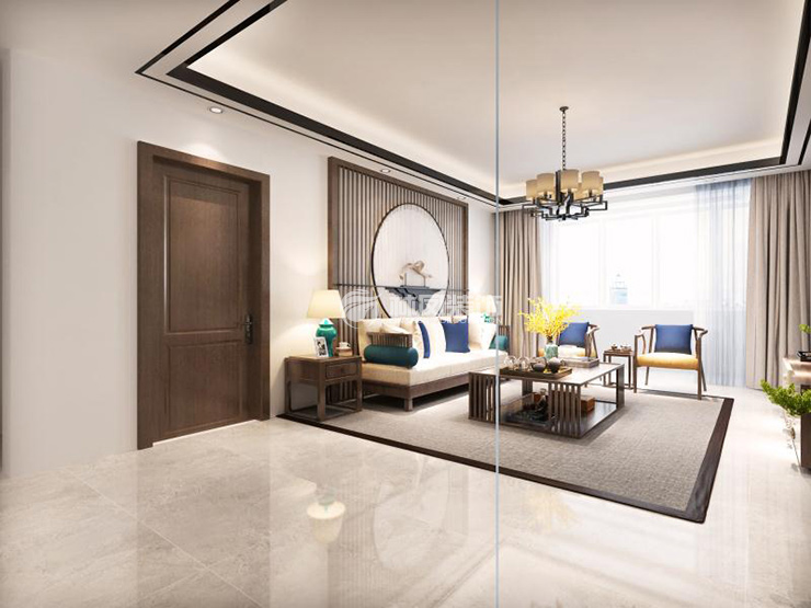 中?？党?125平-新中式風(fēng)格-客廳  (3).jpg