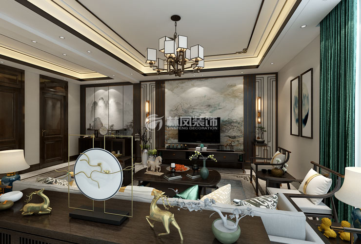中鐵香湖-230平-中式風格-客廳1.jpg