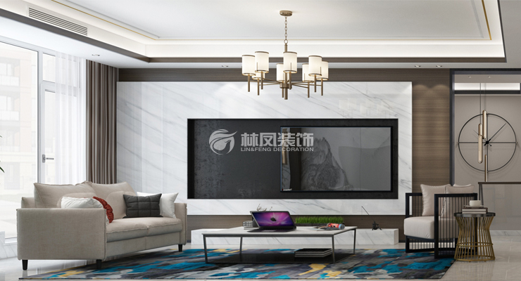 華潤翡翠城-266平-新中式風(fēng)格-客廳A.jpg