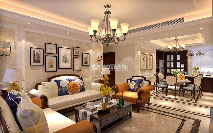 碧桂園銘門(mén)-170平-美式風(fēng)格-客廳.jpg