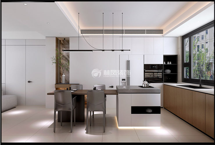 萬科·府前壹號(hào)-130平-現(xiàn)代奶油-餐島臺(tái)西廚房.jpg