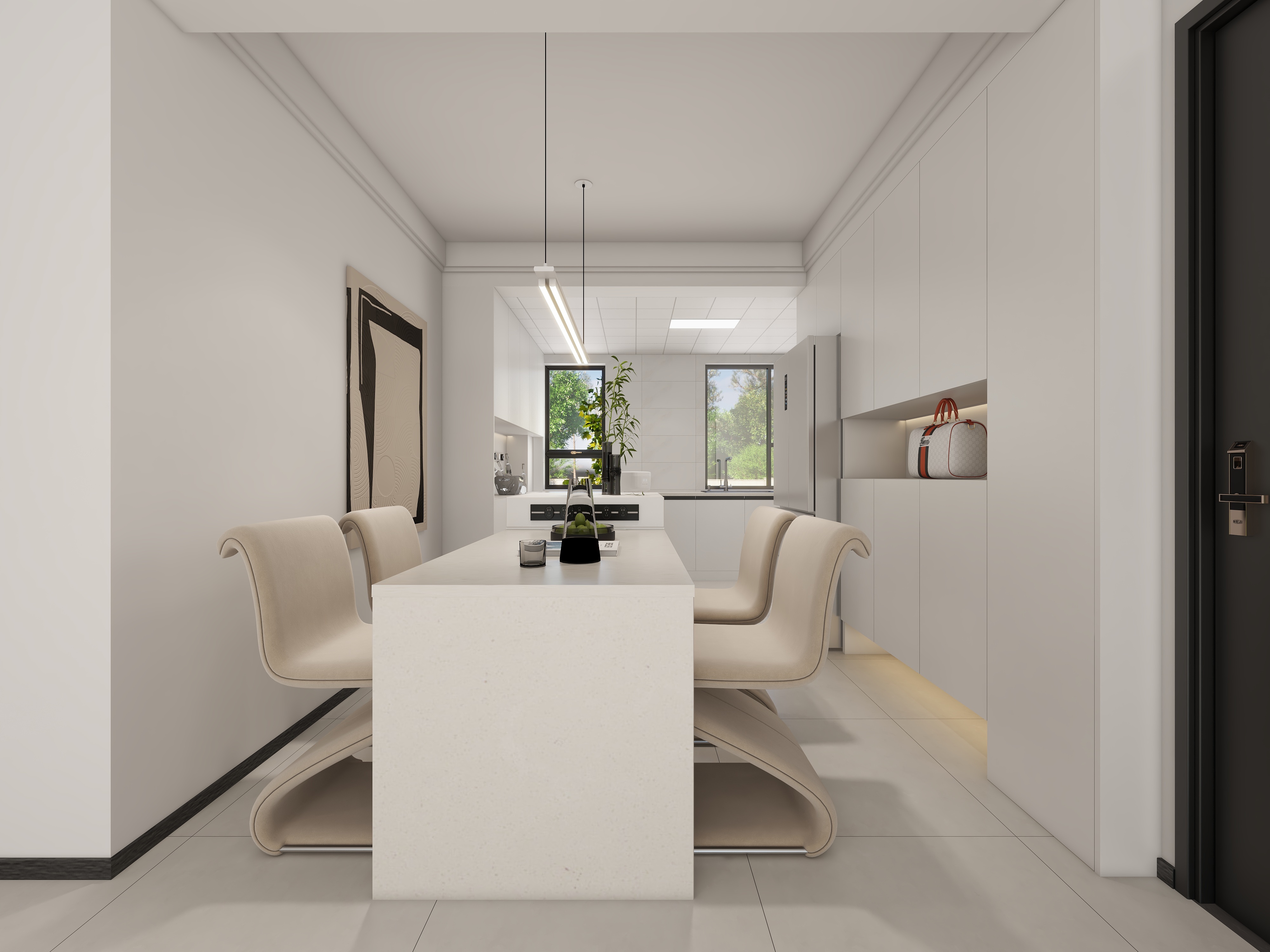 格林生活坊95㎡ 現(xiàn)代風(fēng)格 餐廳.jpg